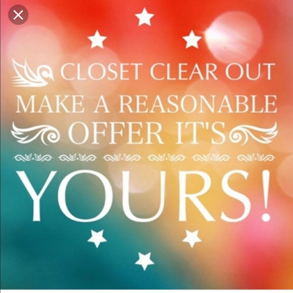 All reasonable offers will be accepted!